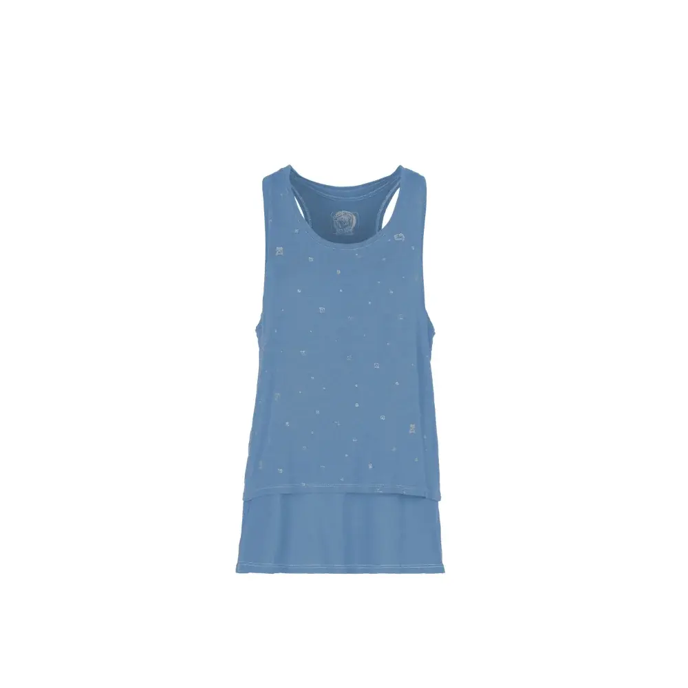 E9 Débardeur femme E9 W's Double 2.1 light blue