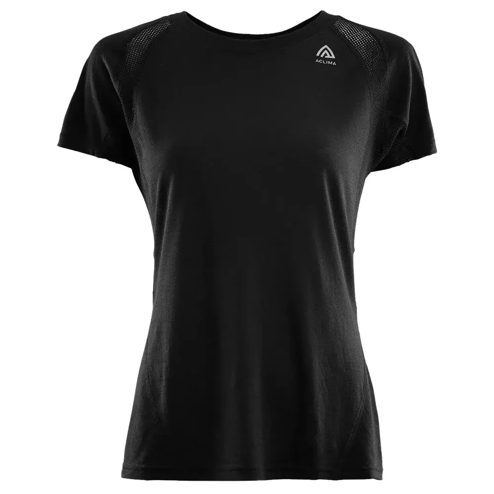 Aclima T-shirt femme Aclima LightWool Sports T-Shirt jet black
