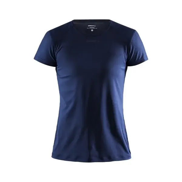 T-shirt technique manches courtes femme Craft ADV Essence Slim SS bleu foncé