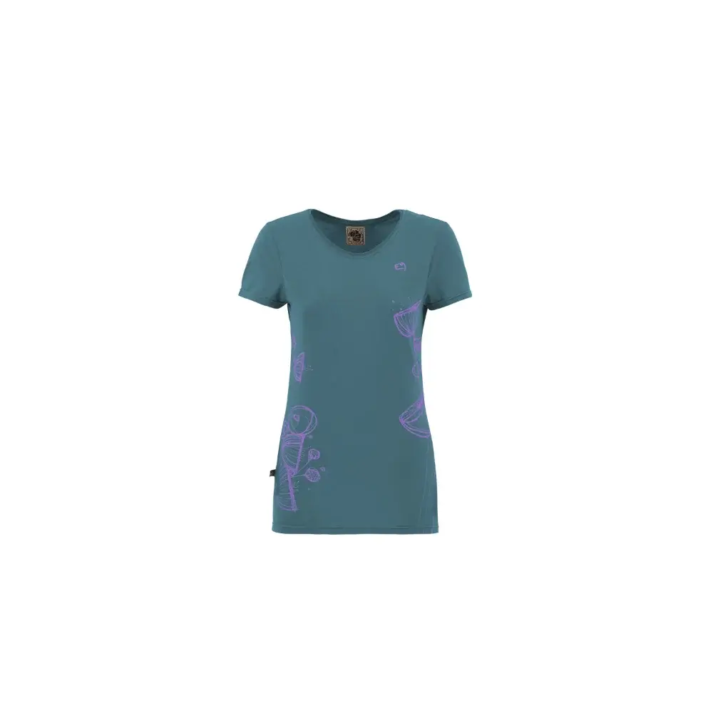 E9 T-shirt femme E9 W's Spring 2.2 green lake