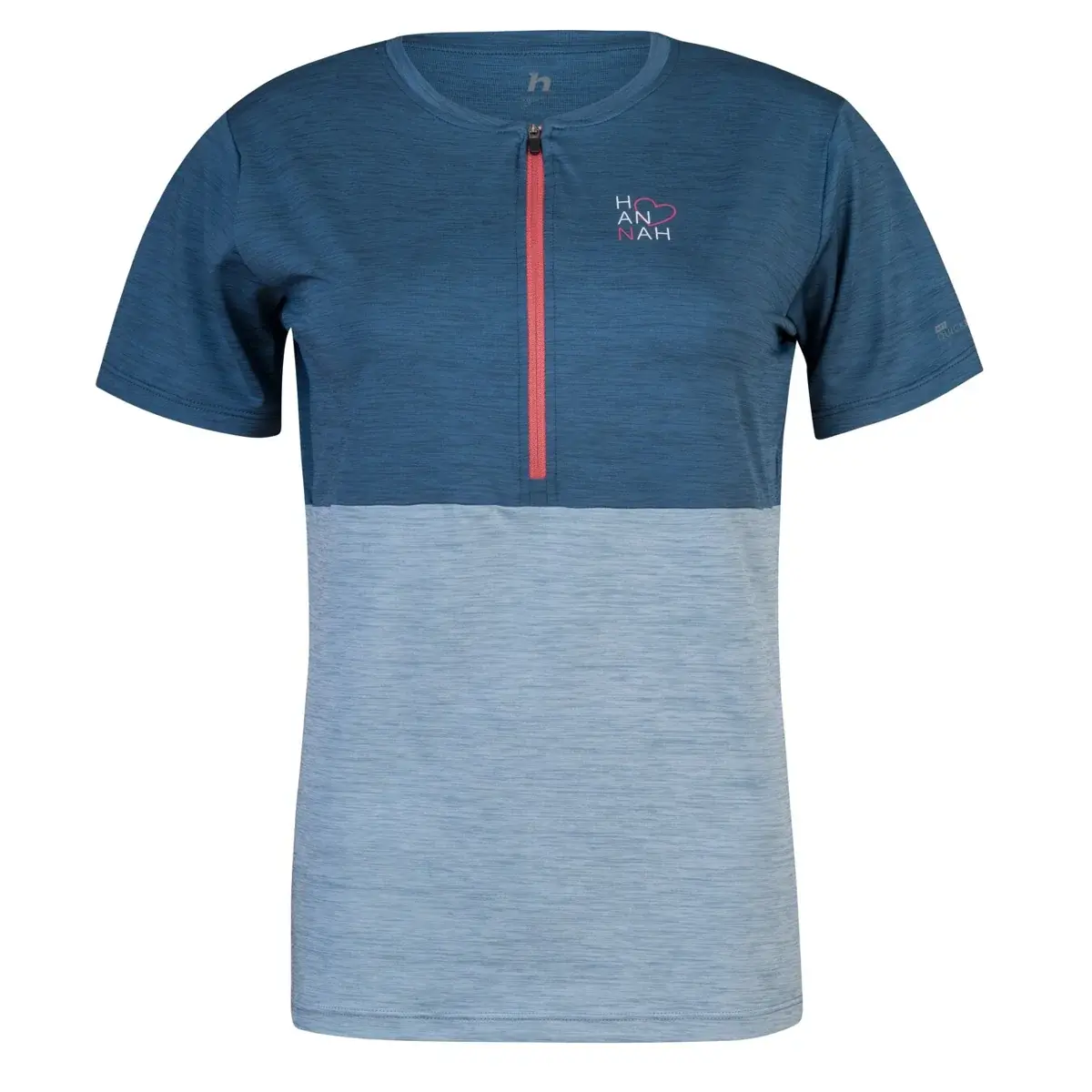 T-shirt de sport femme Hannah Berry india ink mel/pearl blue mel