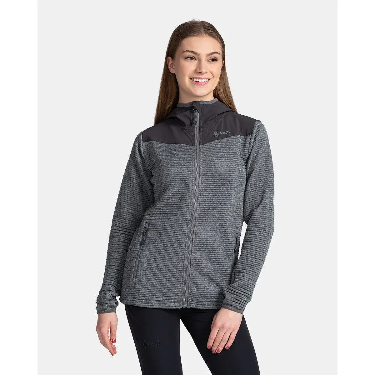 Sweat de sport femme Kilpi Tanali-W gris foncé
