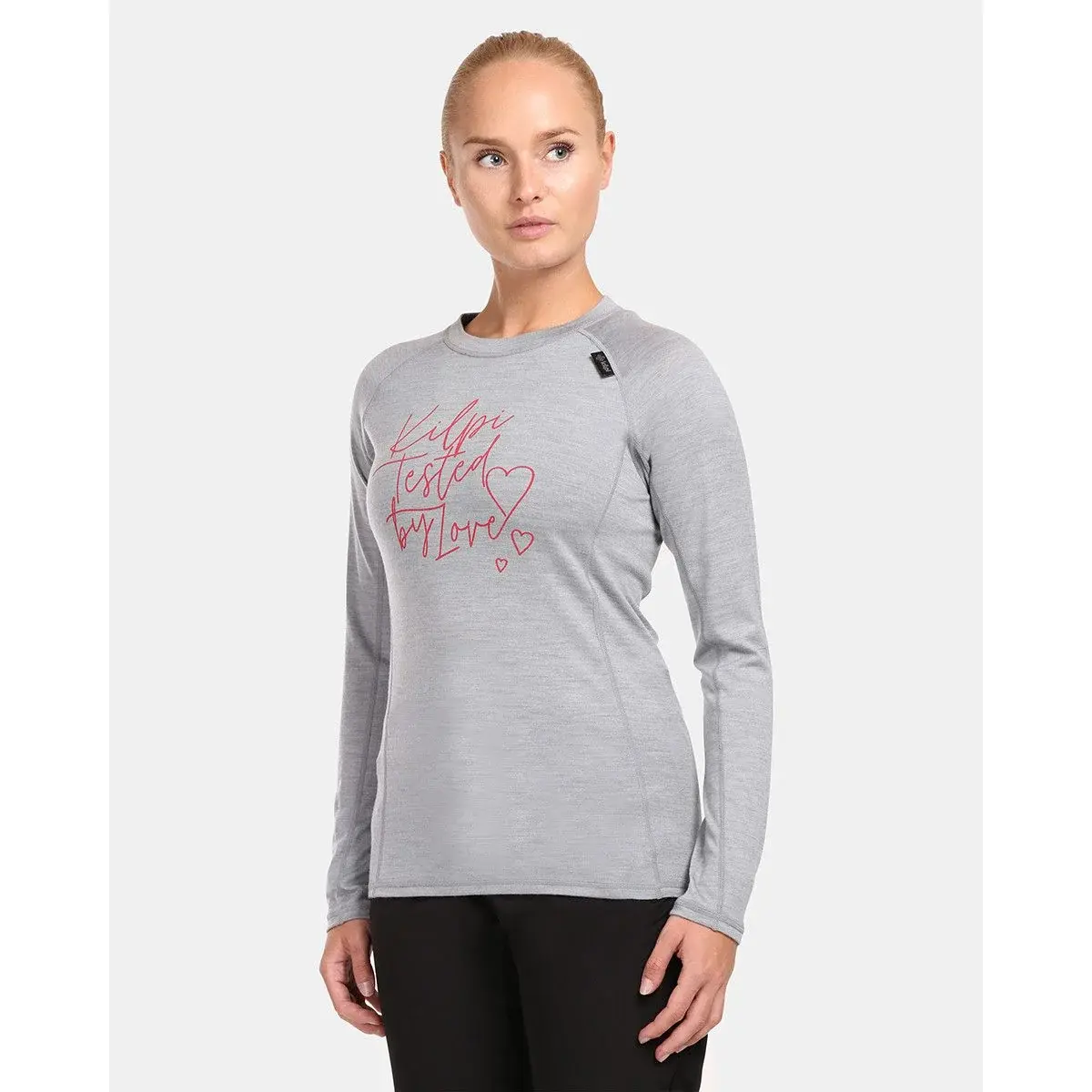 T-shirt technique femme Kilpi Mavora Top-W gris clair