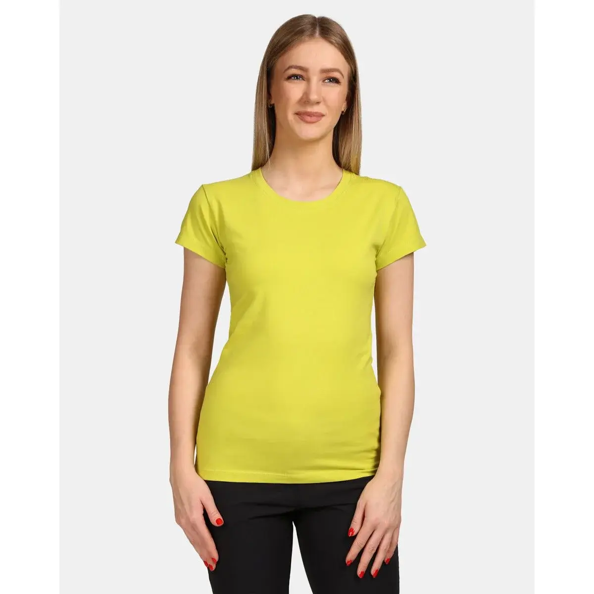 Kilpi T-shirt en coton femme Kilpi Promo-W vert clair