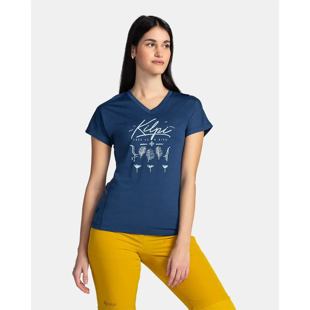 Kilpi T-shirt en Merino femme Kilpi Merin-W bleu foncé