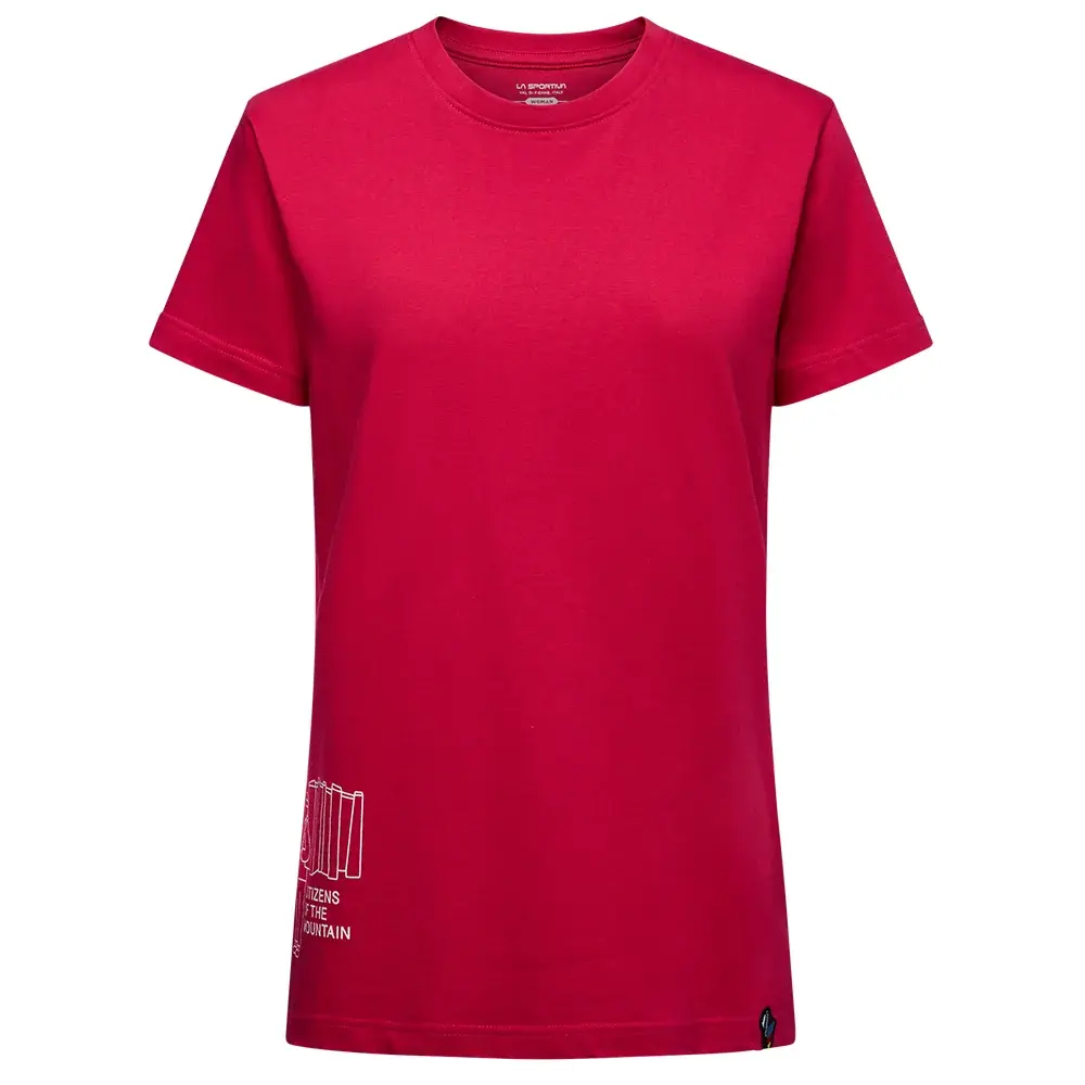 T-shirt femme La Sportiva CITIZEN OF THE MOUNTAIN azalea/chalk