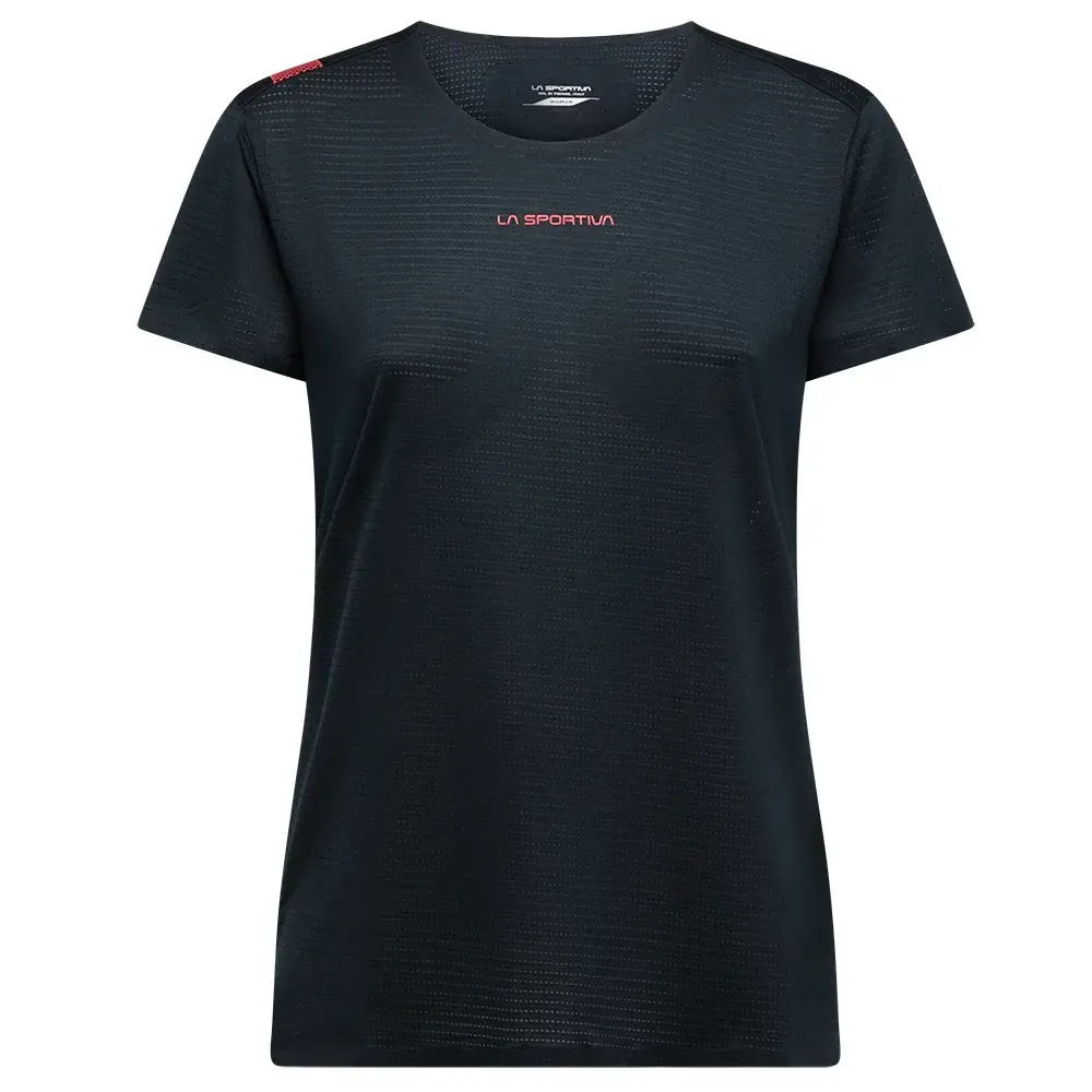 T-shirt femme La Sportiva Pure T-Shirt black/hibiscus