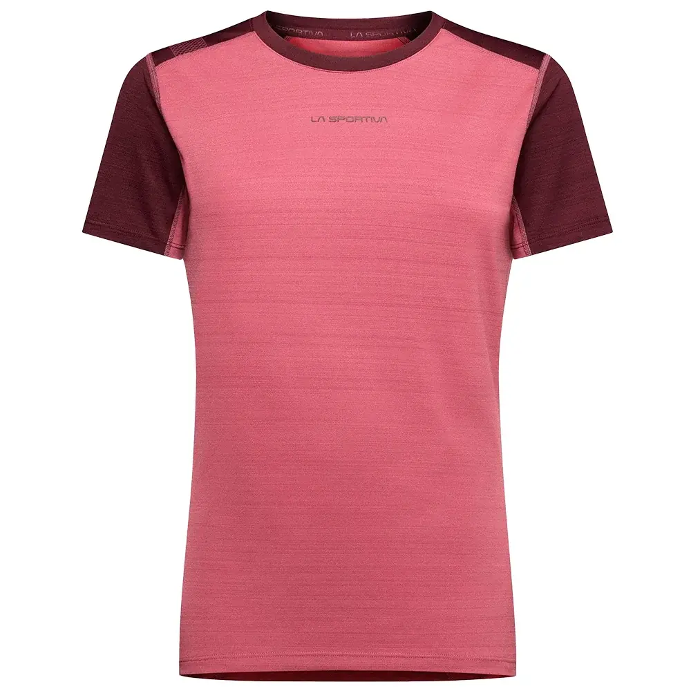 T-shirt femme La Sportiva Sunfire Women rosebay/redwood