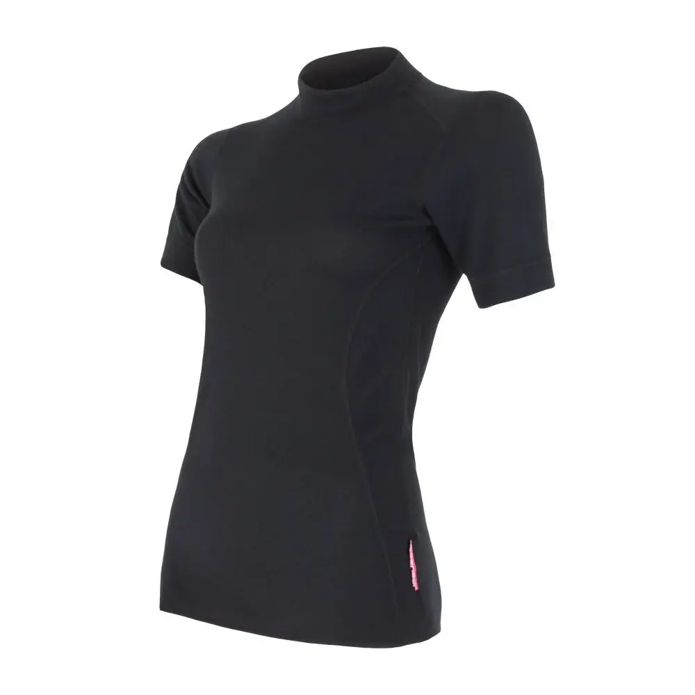 Sensor T-shirt femme Sensor Double Face manches courtes noir