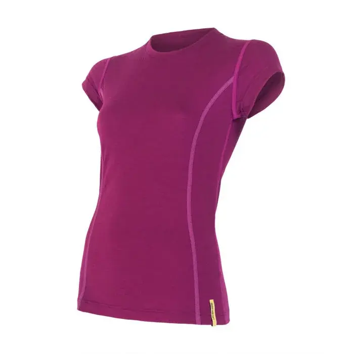 Sensor T-shirt technique manches courtes femme Sensor Merino Active lilla