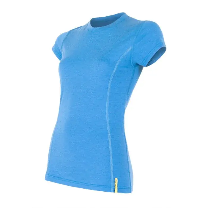 Sensor T-shirt technique manches courtes femme Sensor Merino Active bleu