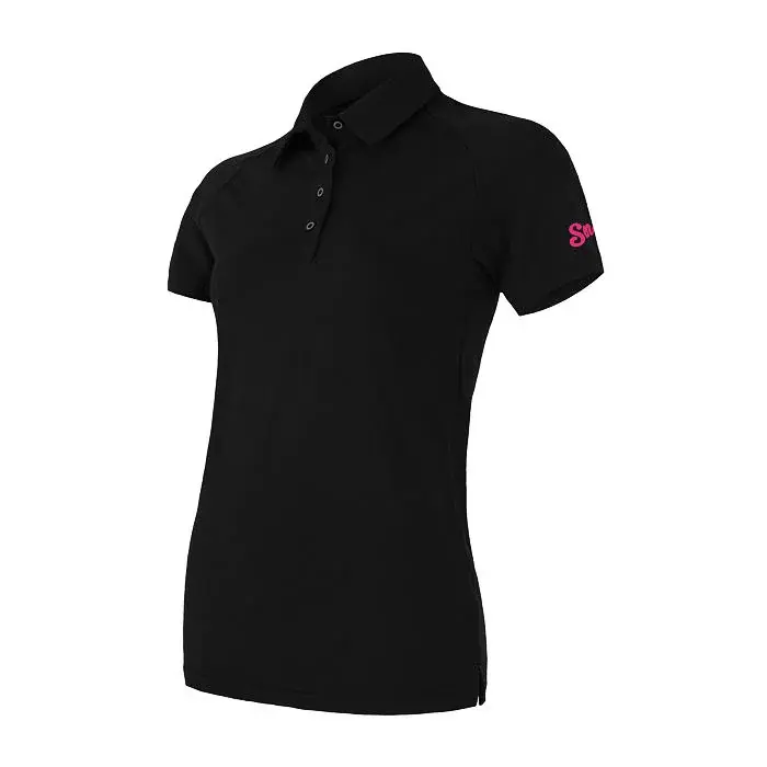 Sensor Polo technique femme Sensor Merino Active Polo noir