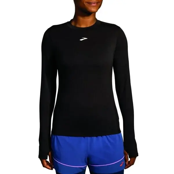 Brooks T-shirt femme Brooks High Point Long Sleeve noir