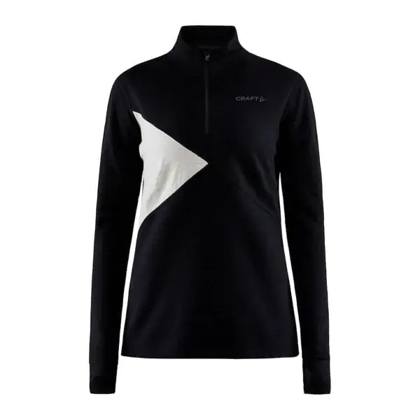 T-shirt technique noir femme Craft Nordic Wool
