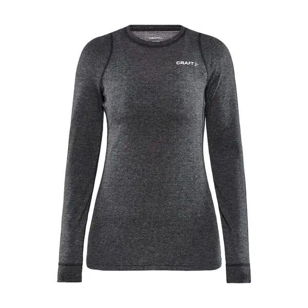 Craft T-shirt technique femme Craft Core W Wool Merino LS noir