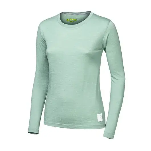 T-shirt manches longues femme Sensor MERINO CORDURA basil green