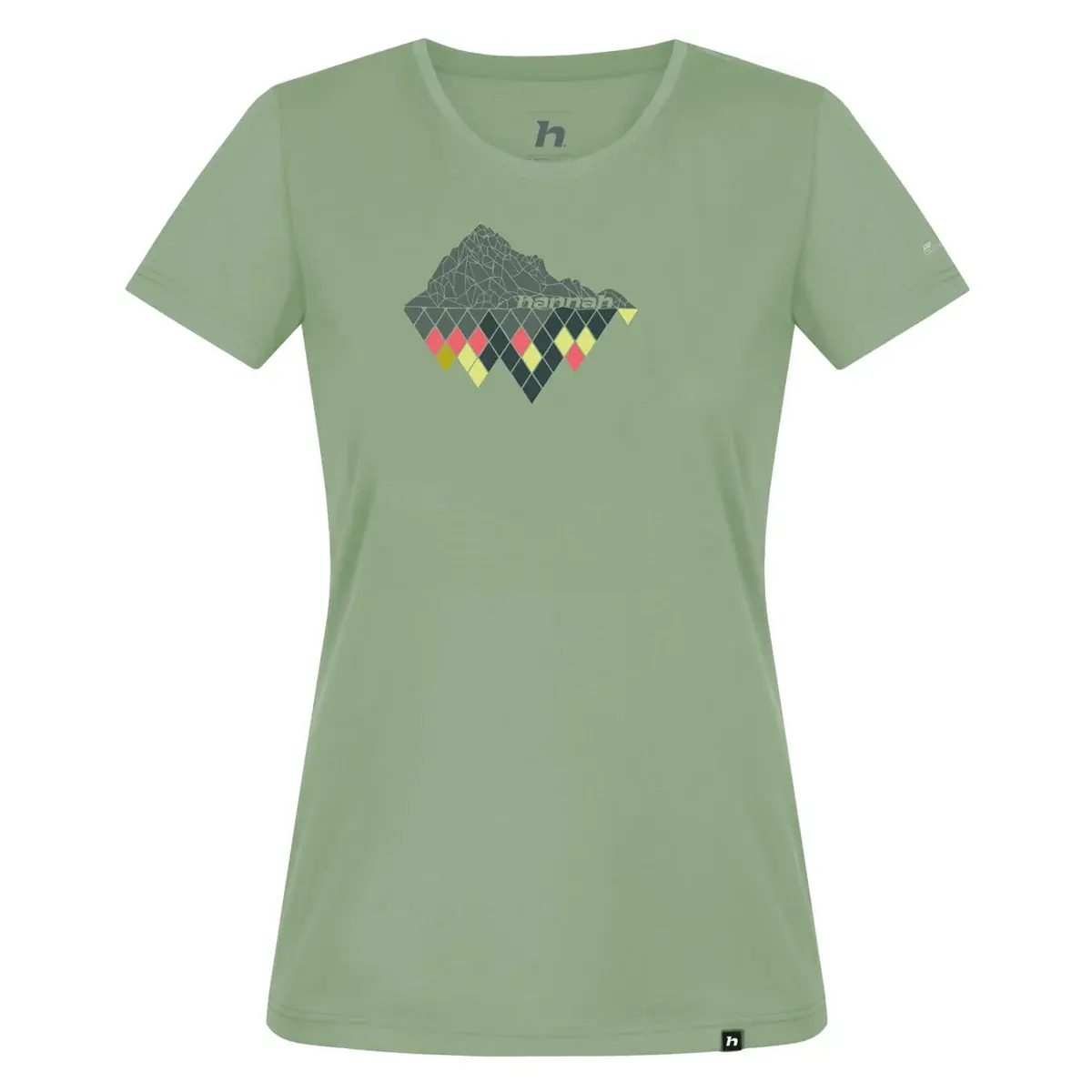 T-shirt femme Hannah Cordy smoke green