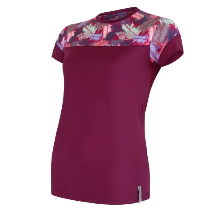 Sensor T-shirt manches courtes femme Sensor Coolmax Impress lilla/feather