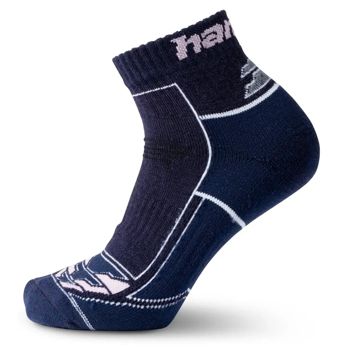 Hannah Chaussettes de randonnée femme Hannah Walk Lite W II dark blue/pink