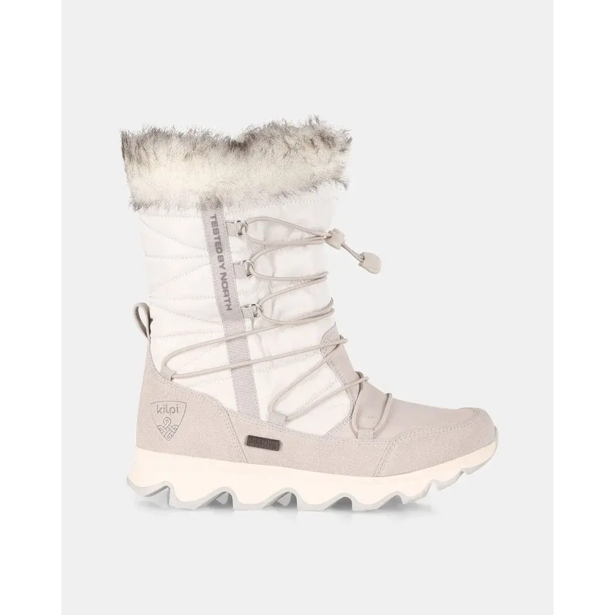 Kilpi Bottes de neige hautes femme Kilpi FROZEN HIGH WP-W blanc