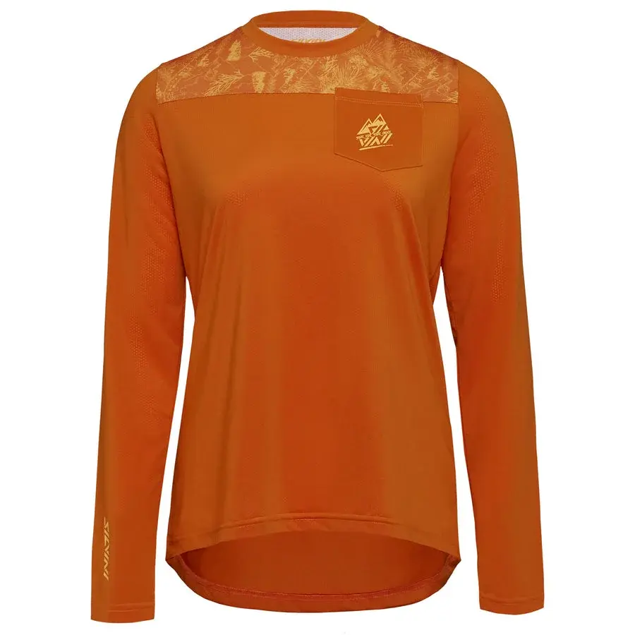 Maillot manches longues femme Silvini Ella WD2036 orange