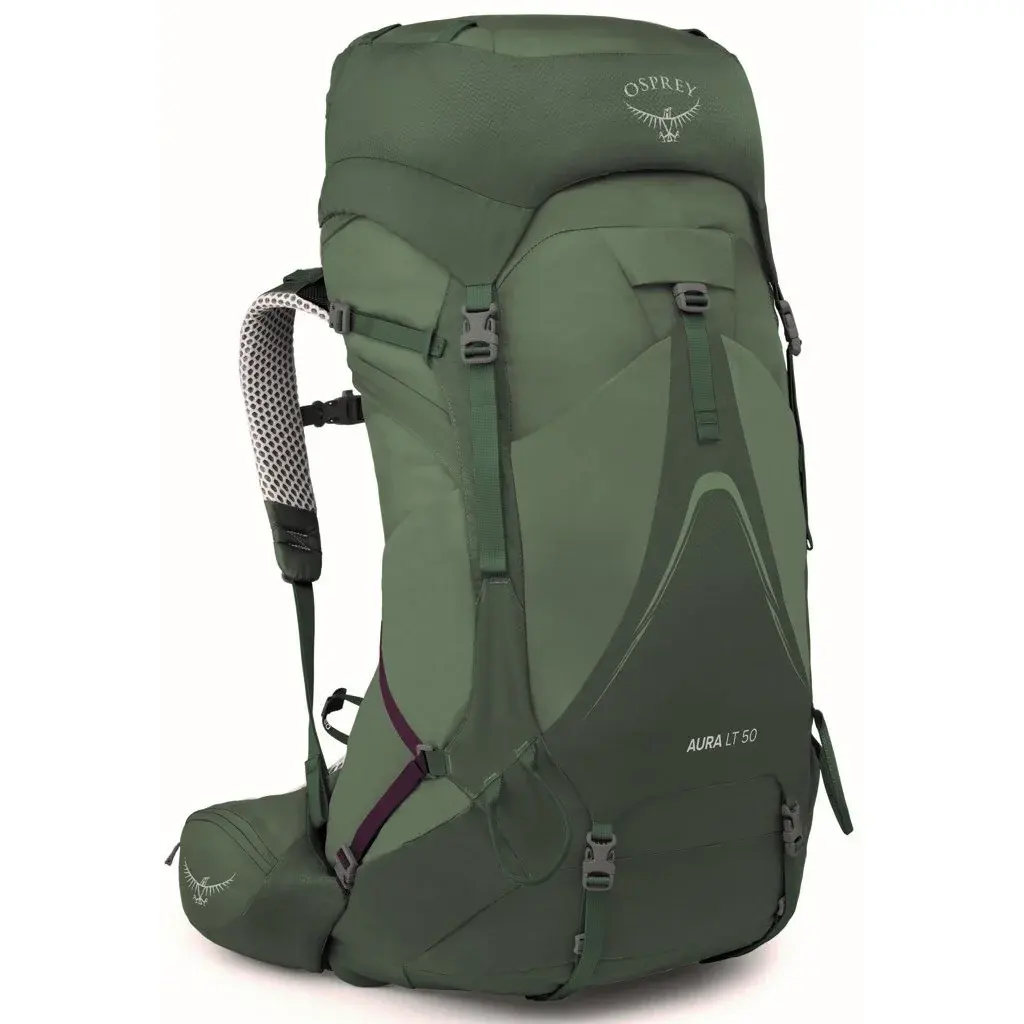 Osprey Sac à dos d'expédition femme Osprey Aura AG LT 50L Koseret/darjeeling spring gren