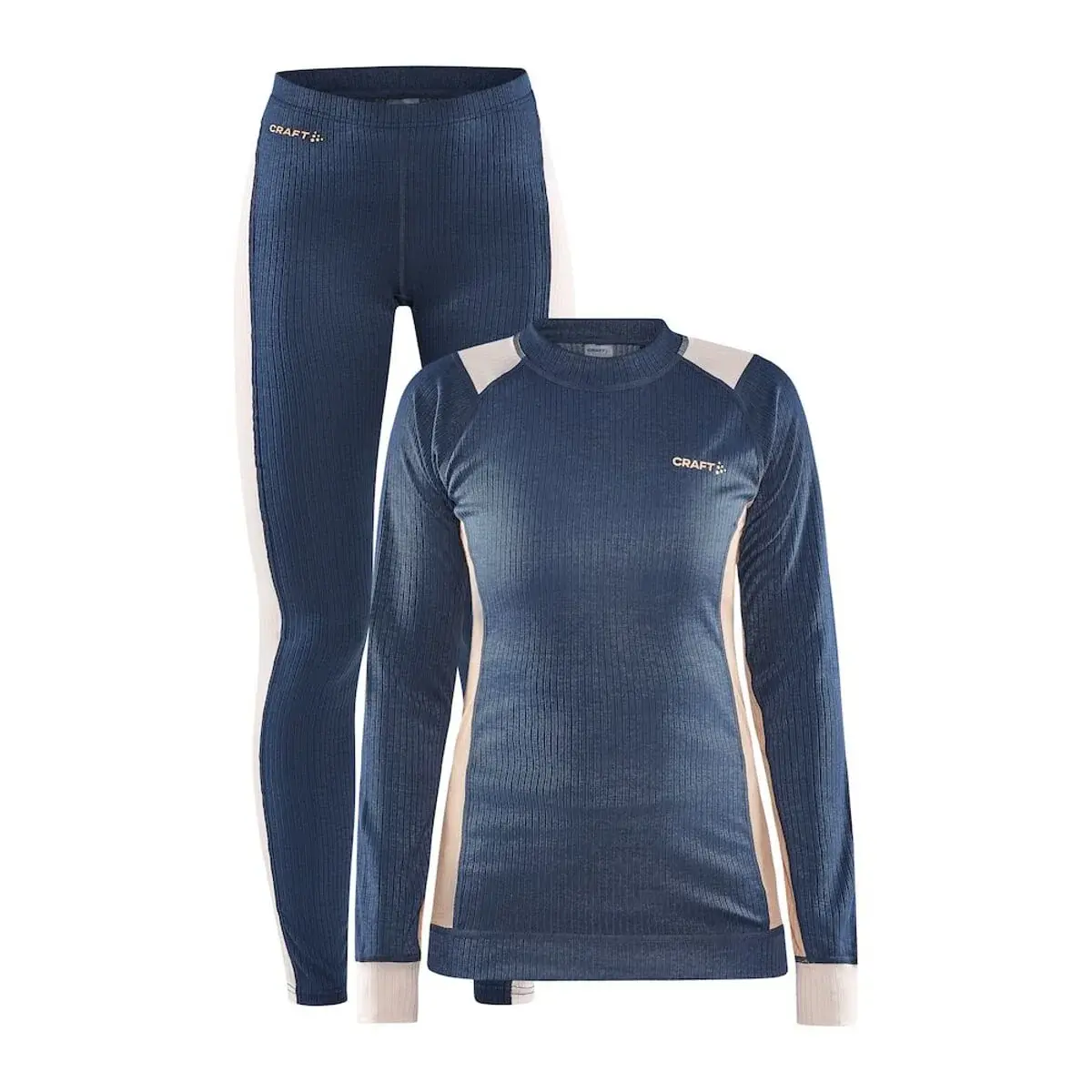 Craft Ensemble thermique femme Craft Core Dry Baselayer bleu foncé et rose