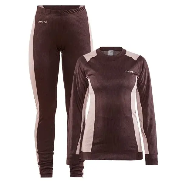 Craft Ensemble thermique femme Craft CORE Dry Baselayer marron