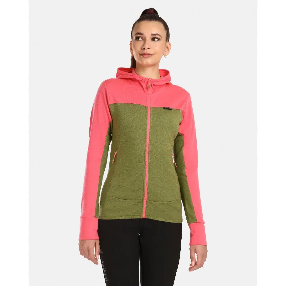 Pull Merino femme Kilpi Wolie-W rose