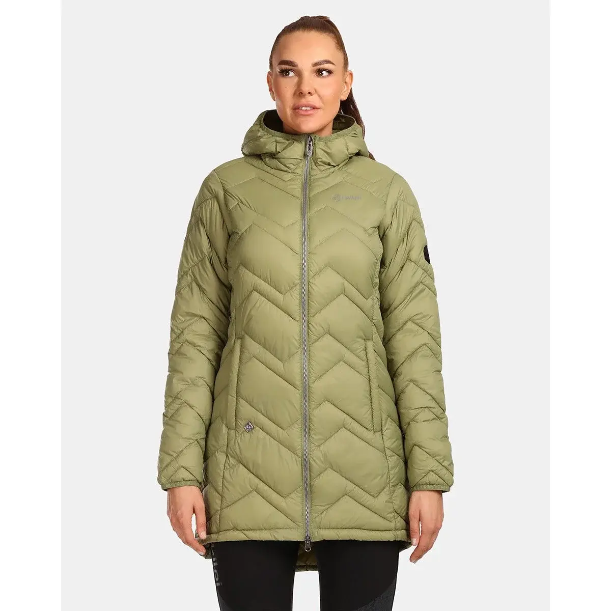Manteau d'hiver femme Kilpi Layana-W Vert