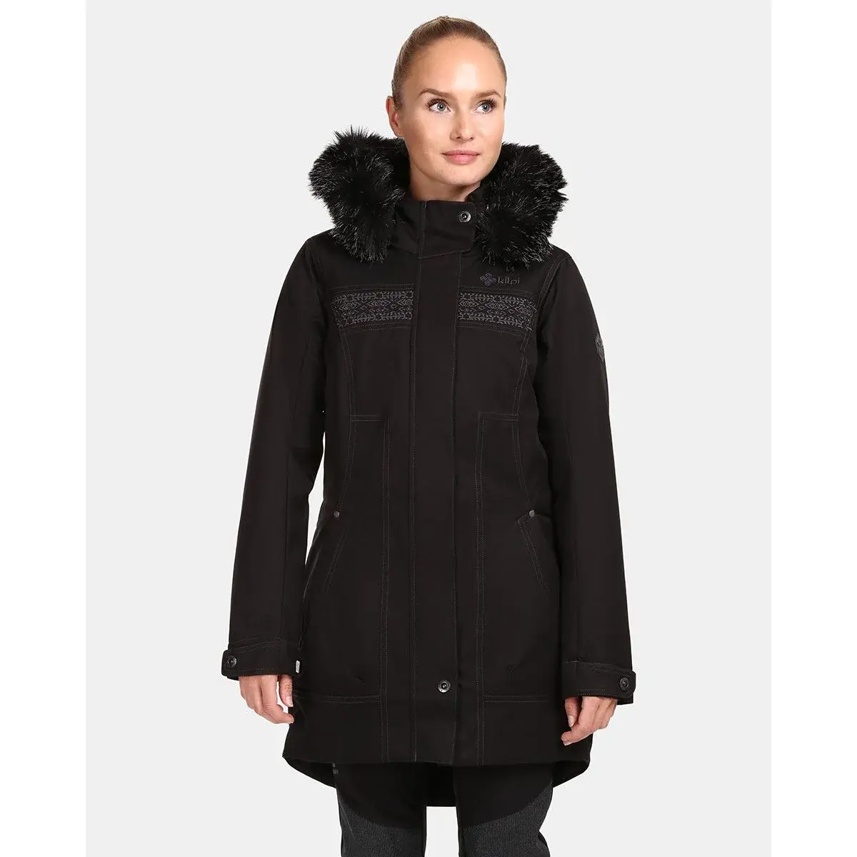 Manteau d'hiver femme Kilpi Peru-W noir