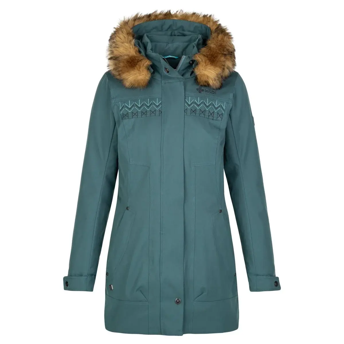 Kilpi Manteau d'hiver femme Kilpi PERU-W vert foncé