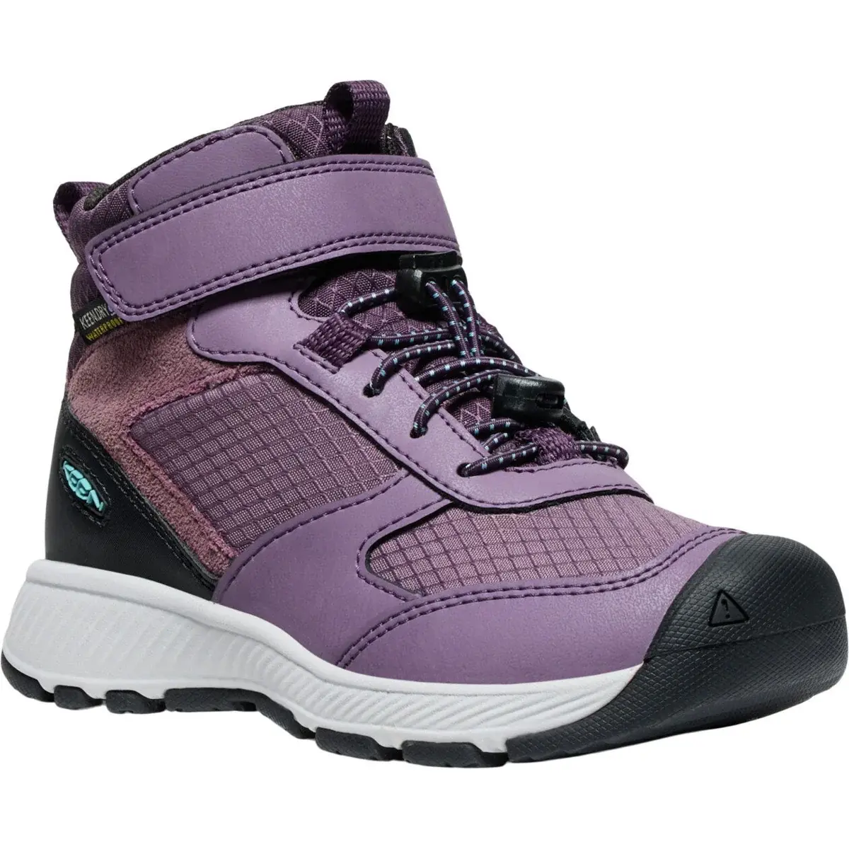 KEEN Chaussures imperméables enfant KEEN Skua Mid WP Children/Yout black plum/plum perfect