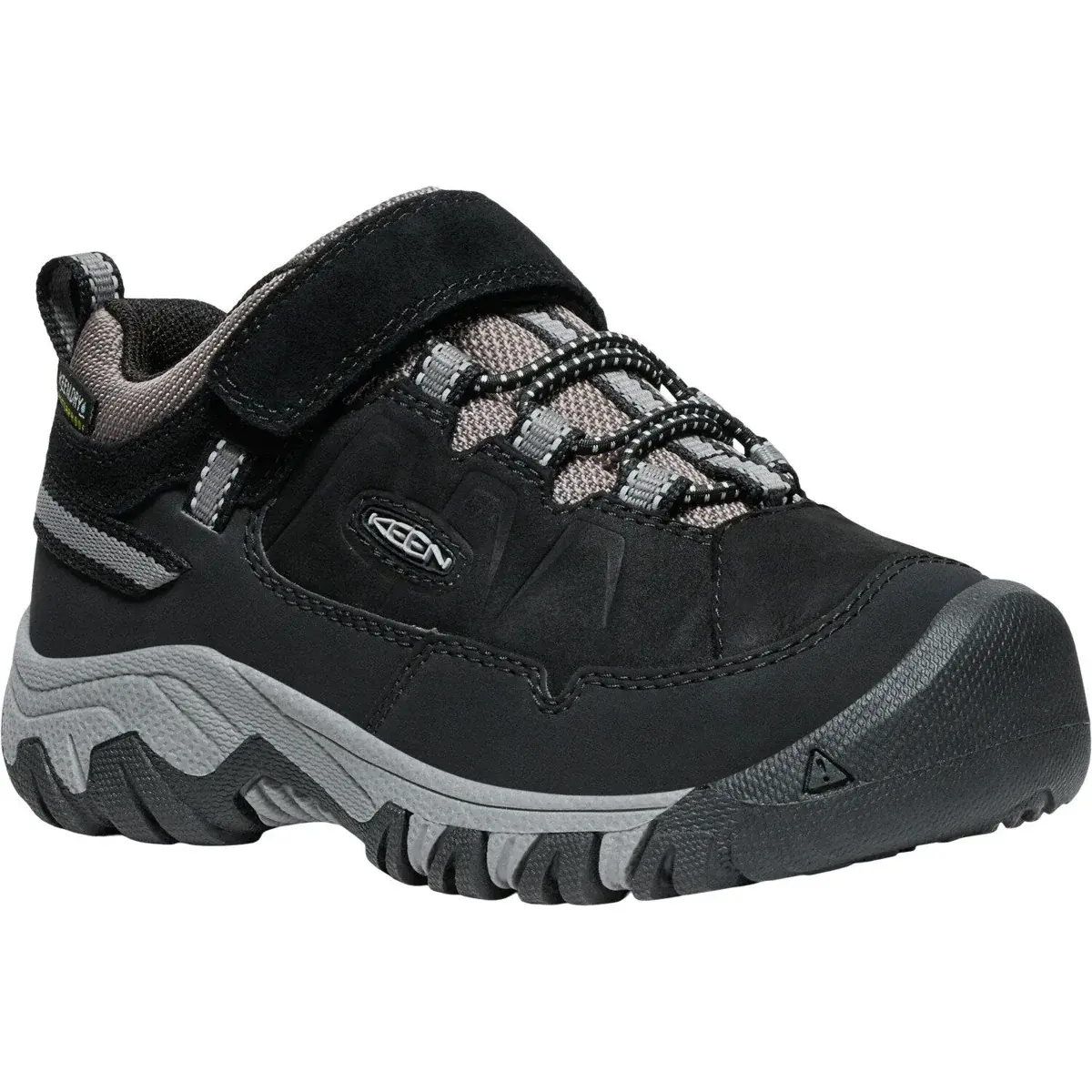 KEEN Chaussures imperméables enfant KEEN Targhee IV Low WP Children black/steel grey