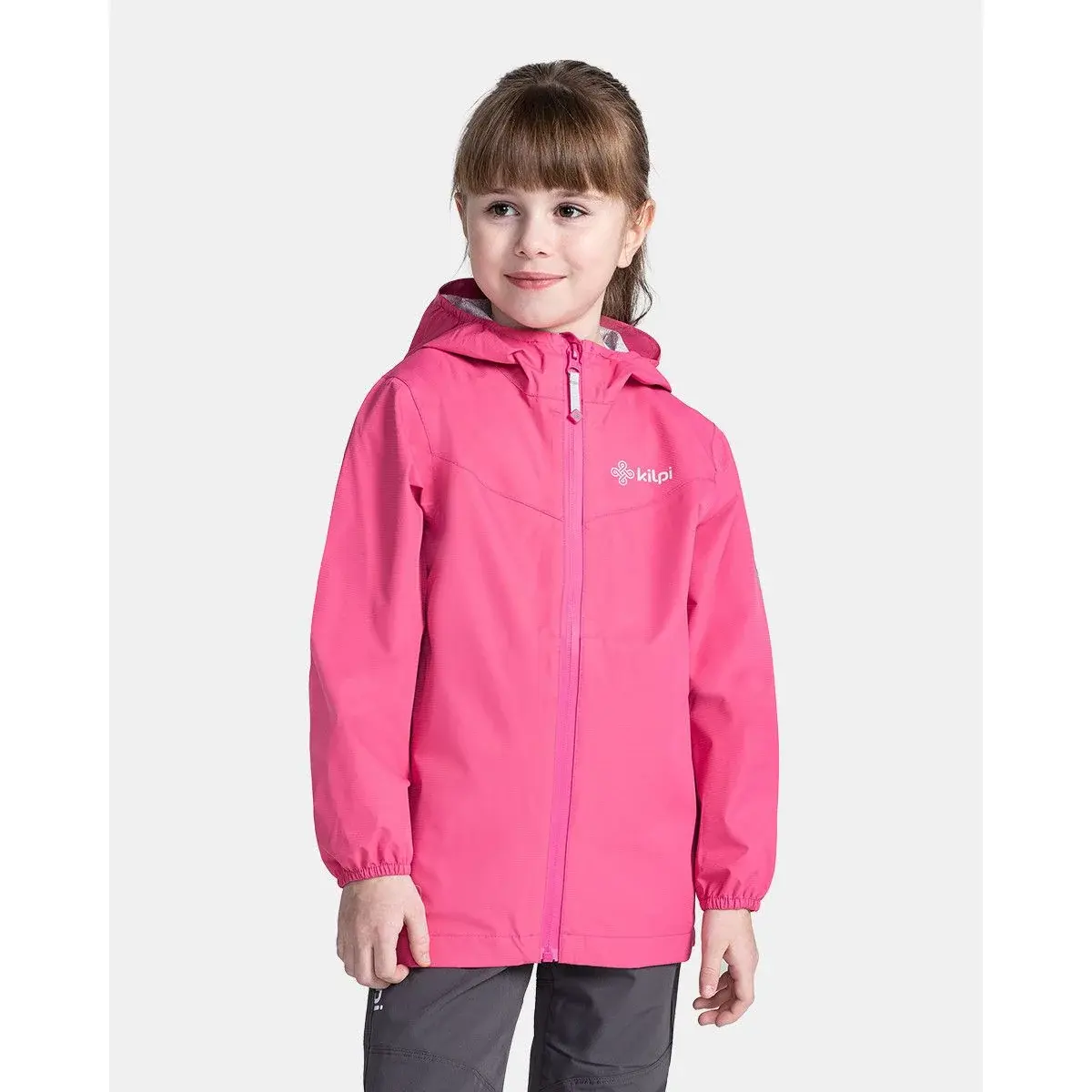 Kilpi Veste imperméable enfant Kilpi Damiri-J rose