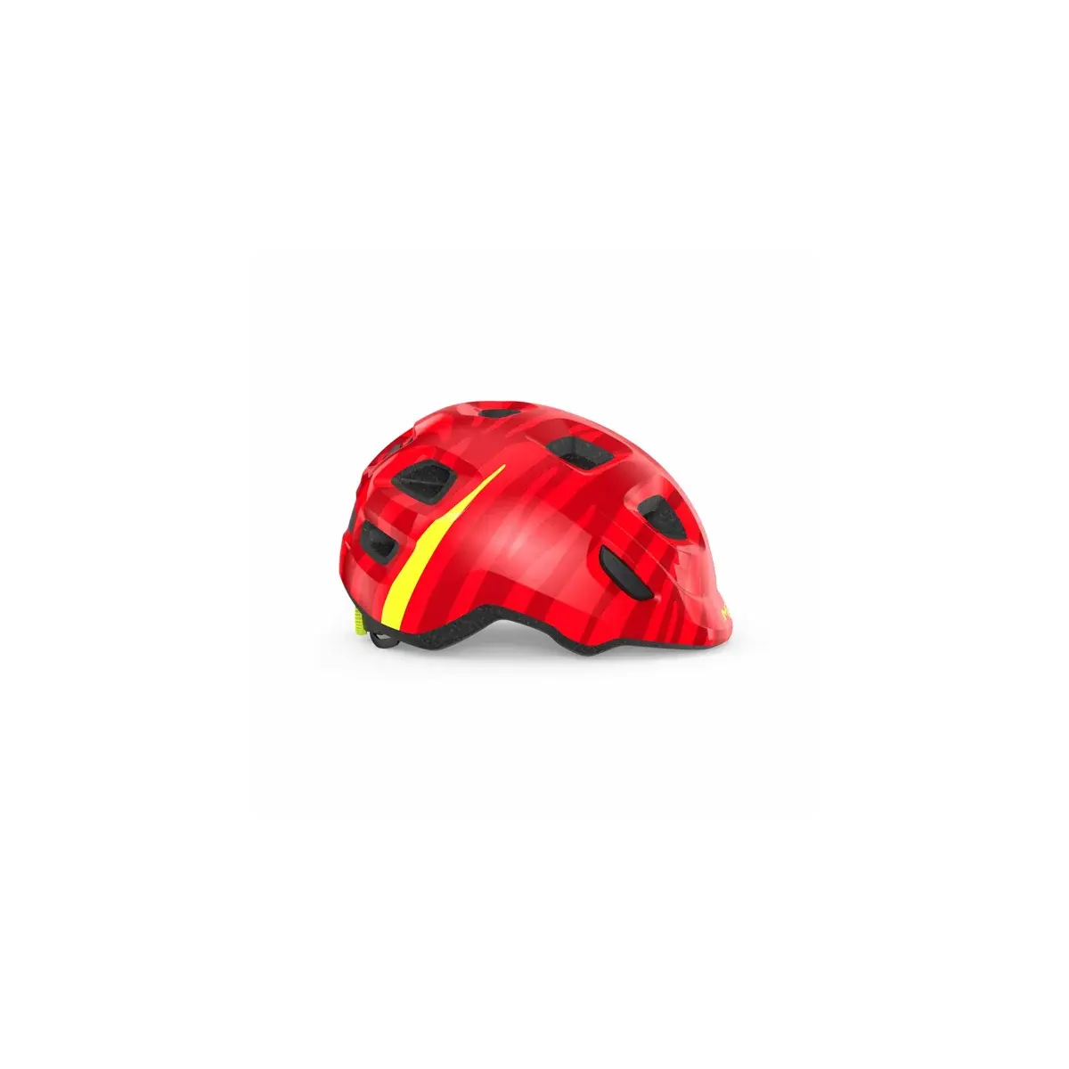 Casque vélo enfant MET Hooray rouge zebra