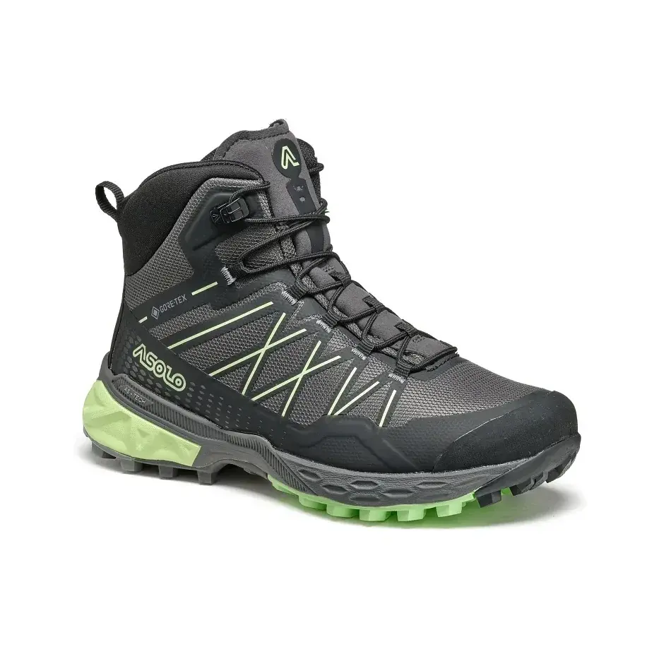 Asolo Chaussures montantes enfant Asolo Tahoe Mid JR GTX shark grey/black/brook green/b182 35EU