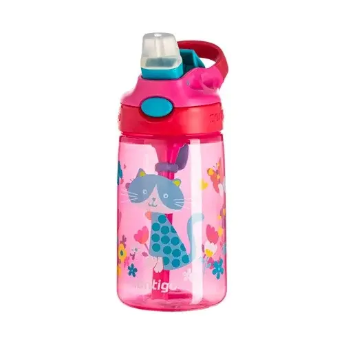 Contigo Gourde enfant Contigo Autospout James (env. 420 ml) rose avec chaton