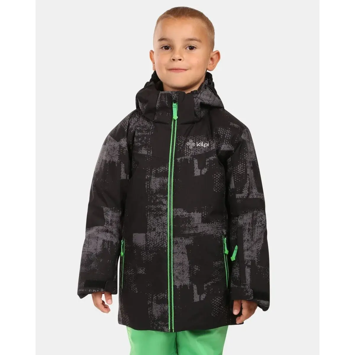 Kilpi Veste de ski enfant Kilpi ATENI-JB noir
