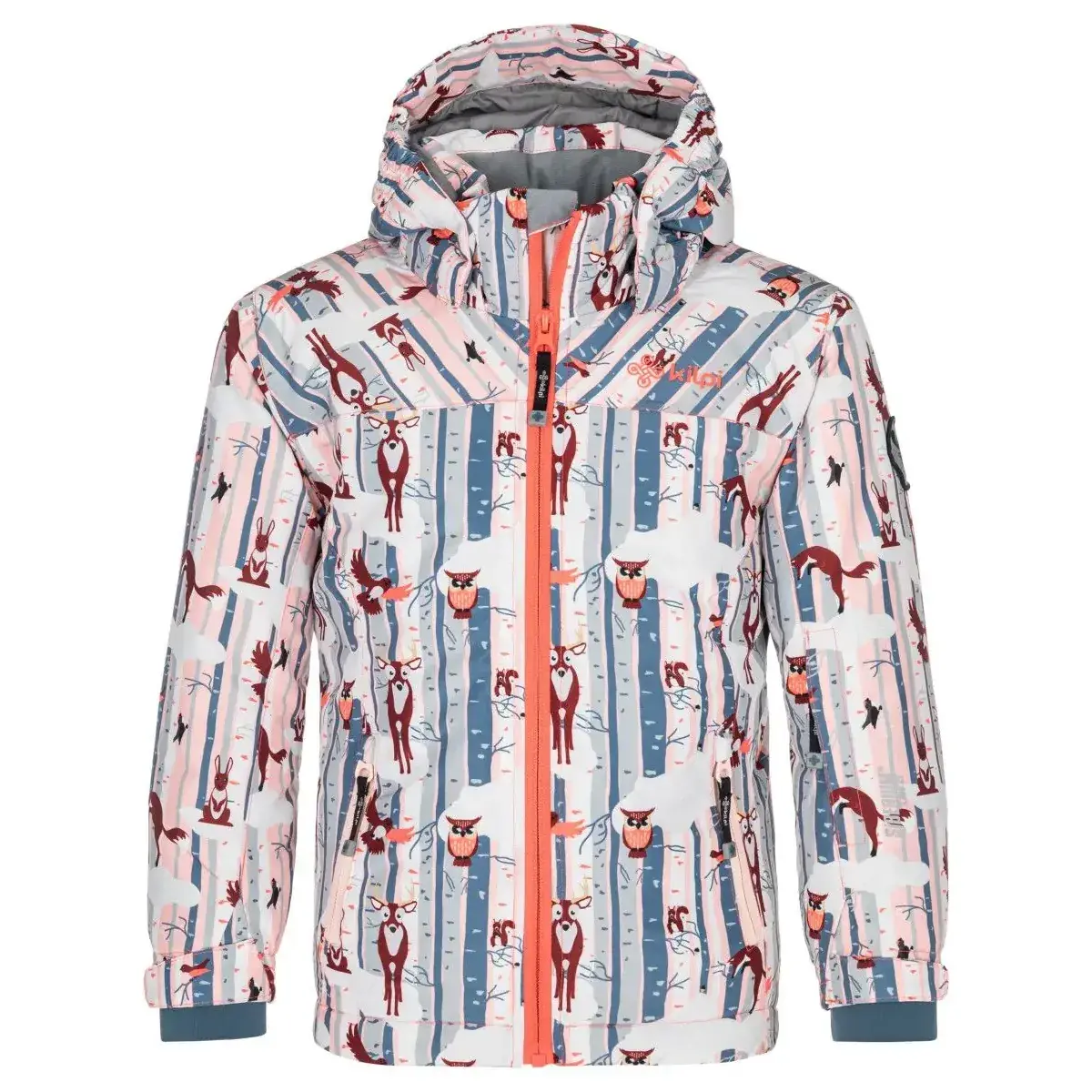 Veste de ski enfant Kilpi JENOVA-JG rose clair