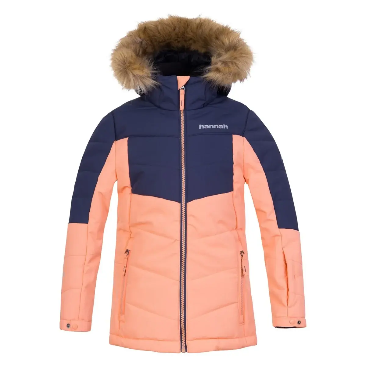 Hannah Veste d'hiver enfant Hannah Leane JR Cantaloupe/mood indigo