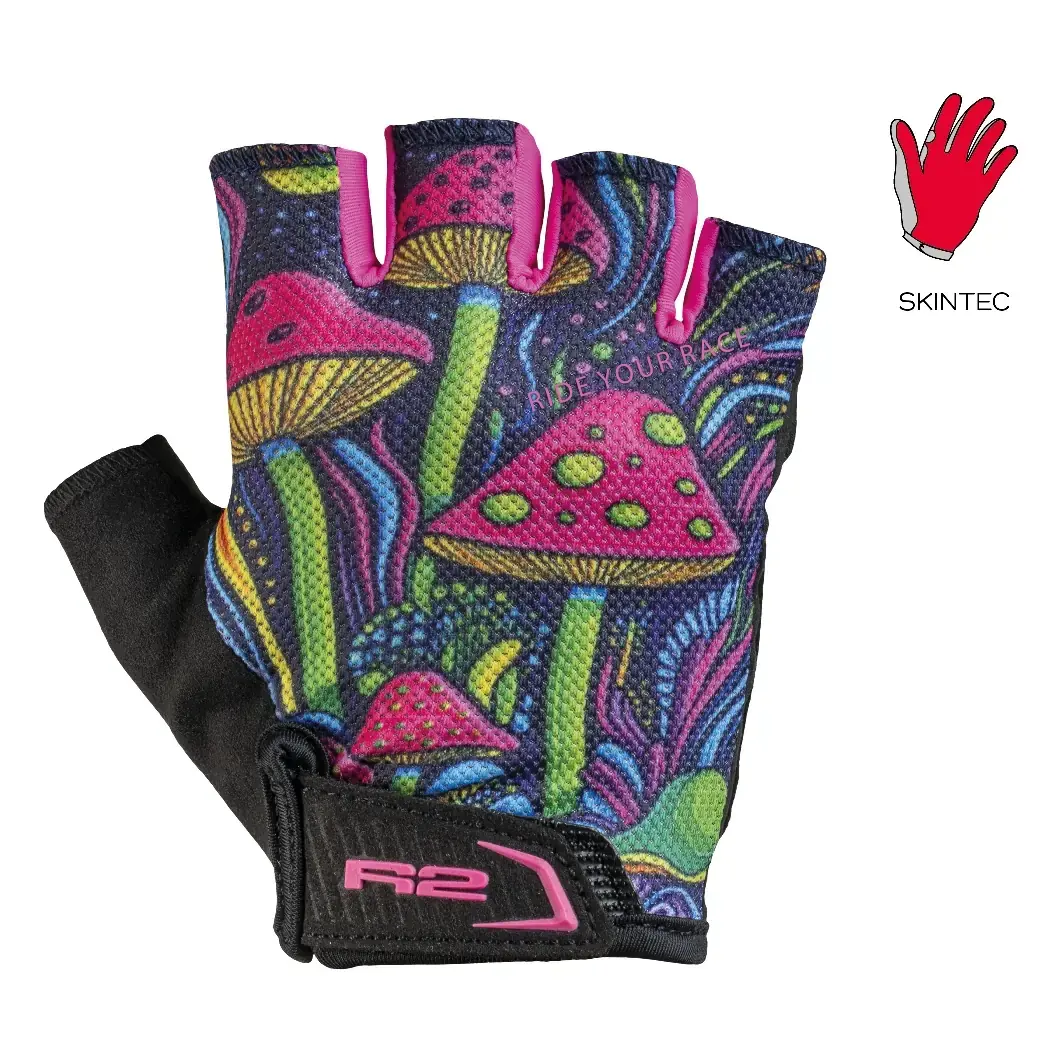 R2 Gants de vélo enfant R2 Mistral rose, bleu, vert