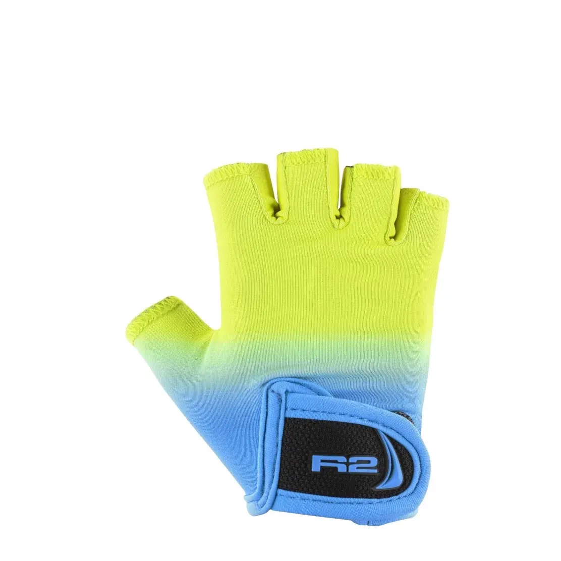 R2 Gants de vélo enfant R2 Voska neon jaune, bleu