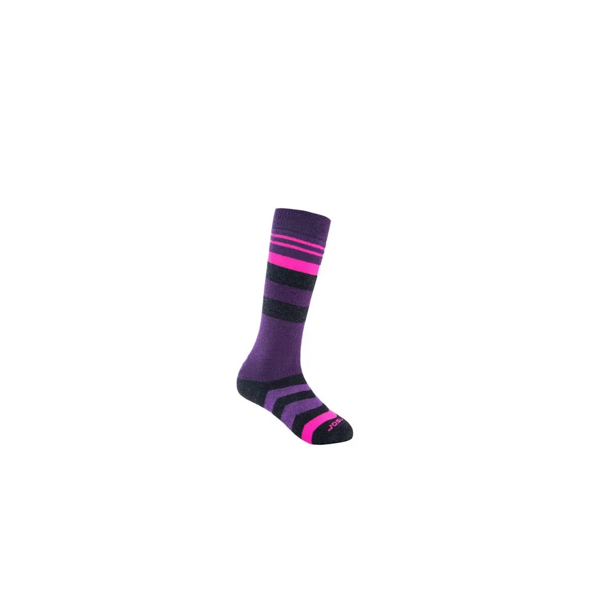 Chaussettes techniques Merino enfant Sensor Slope Merino Noir/rose/violet
