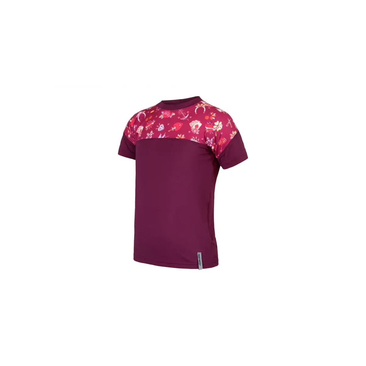 Sensor T-shirt technique enfant Sensor Coolmax Impress lilla/girls tattoo