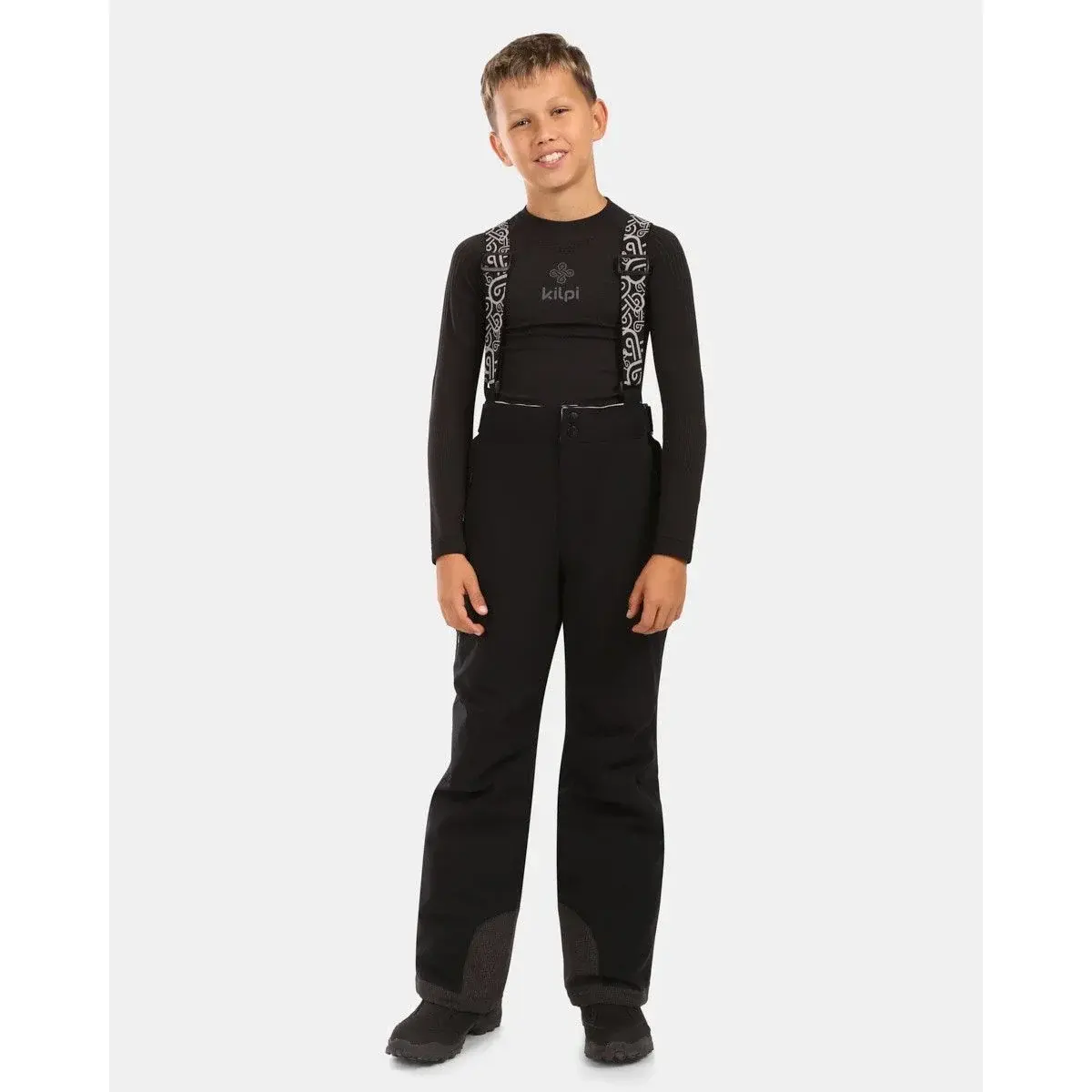 Kilpi Pantalon de ski enfant Kilpi MIMAS-J noir