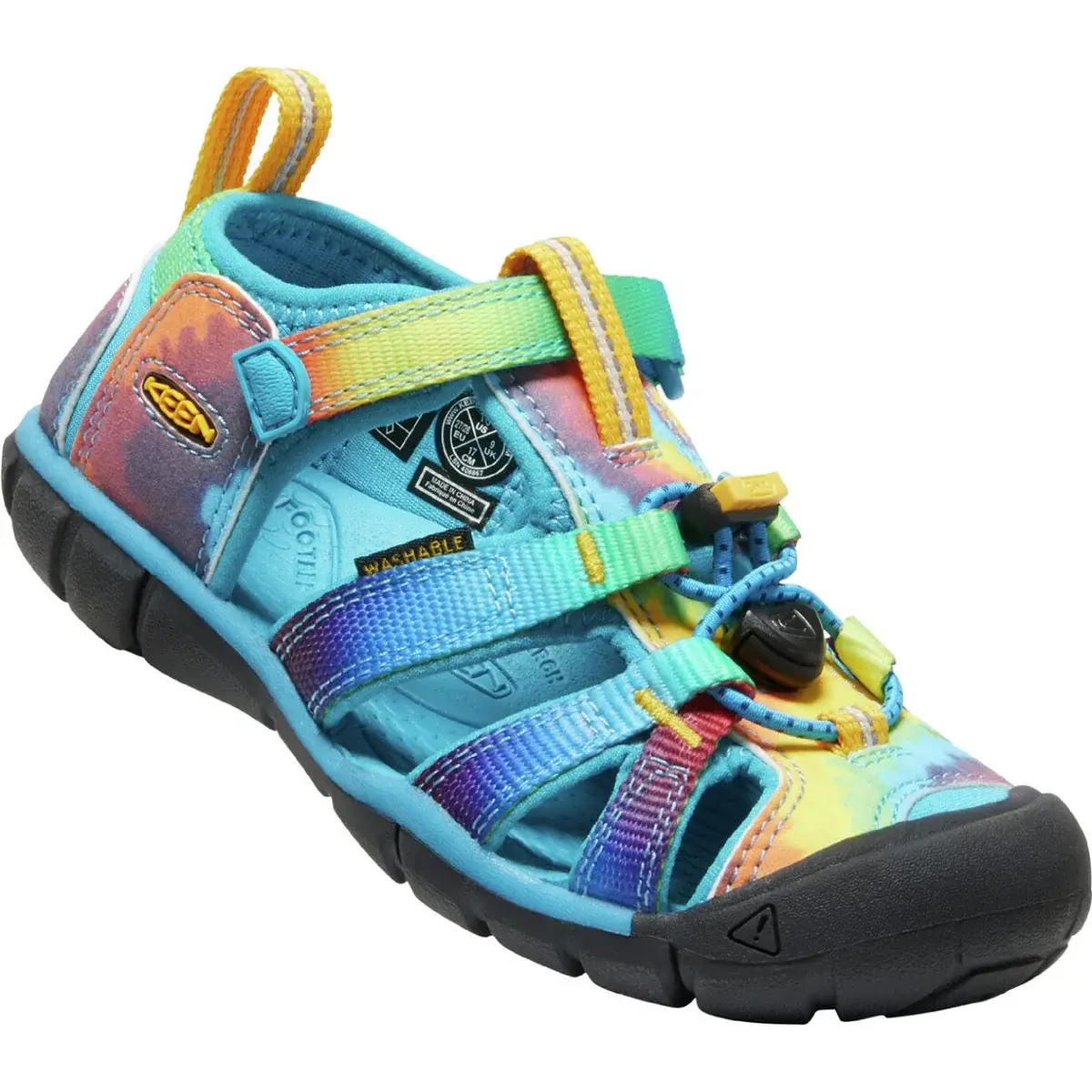 KEEN Sandales enfant KEEN Seacamp II CNX Children Vivid blue/original tie dye