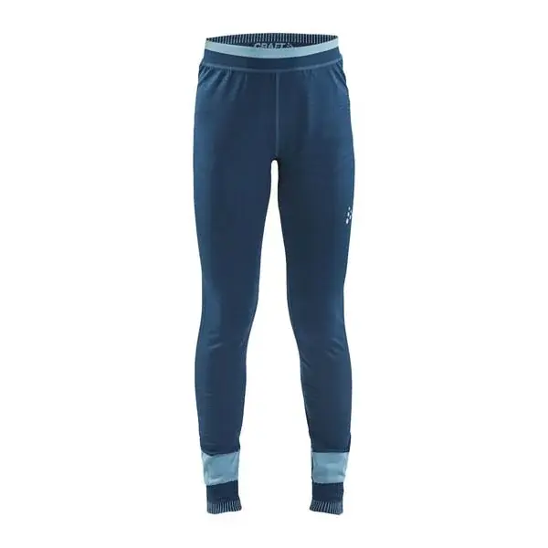 Craft Caleçon long technique enfant Craft Fuseknit Comfort bleu foncé