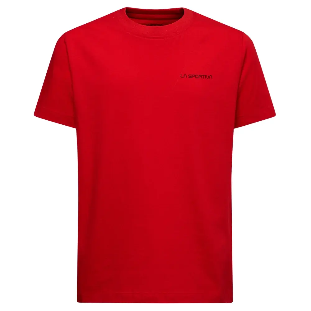 La Sportiva T-shirt enfant La Sportiva Climbing Days mountain red/redwood