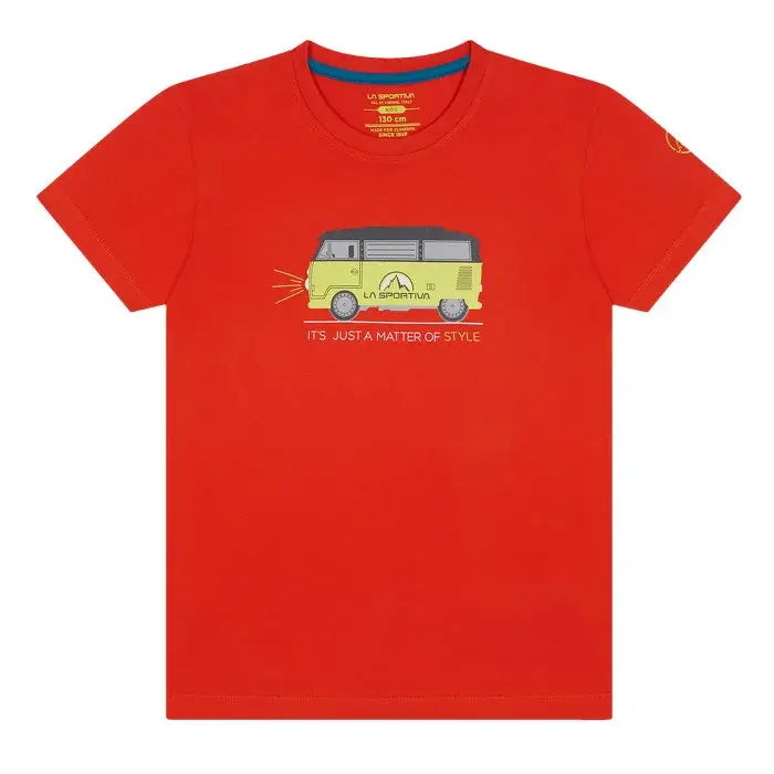 La Sportiva T-shirt enfant La Sportiva Van T-Shirt poppy 130